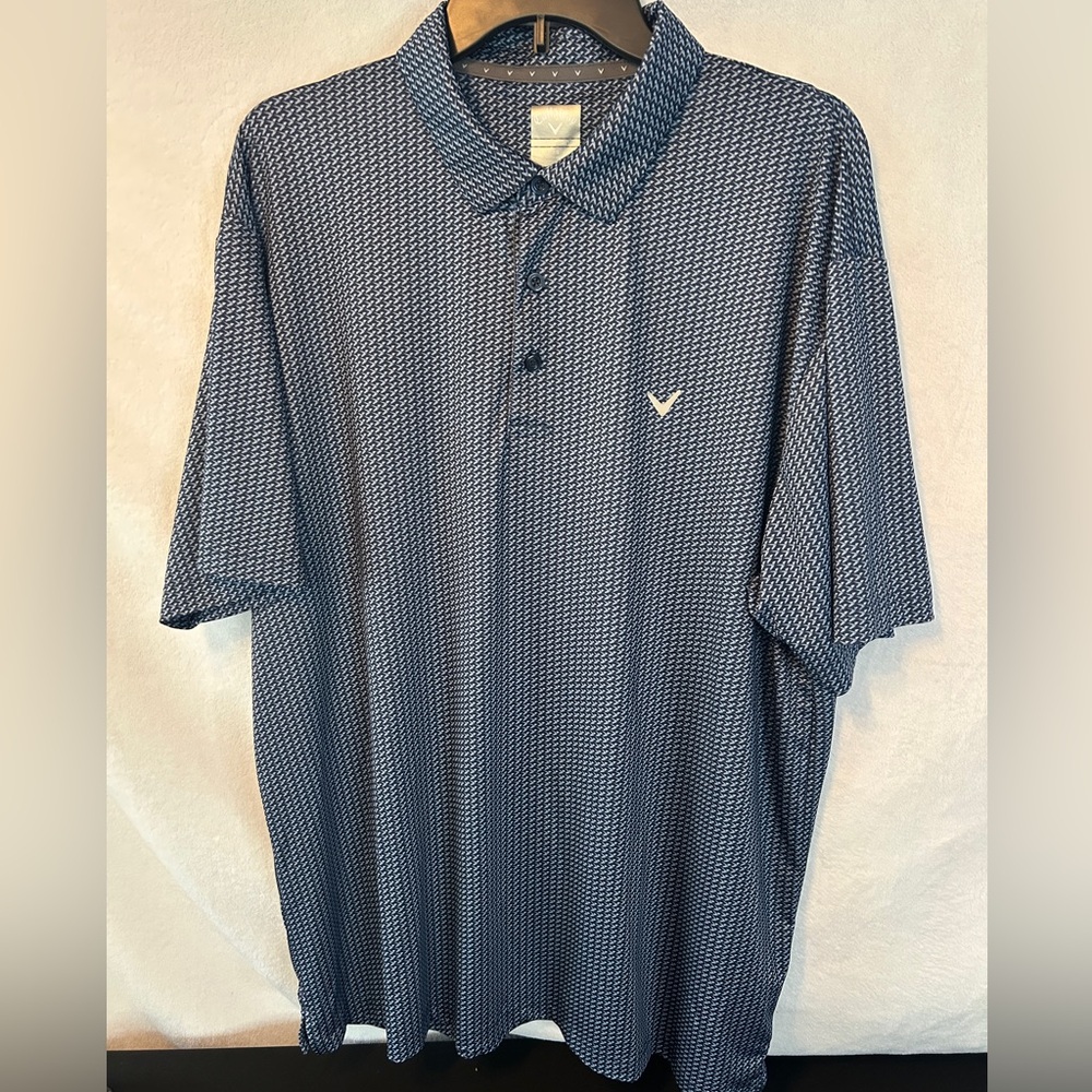 Callaway Patterned Polo Golf Shirt